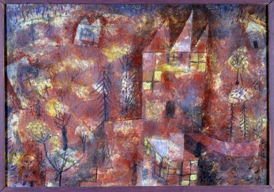 与孩子的风景（粉彩） 作者 Paul Klee
