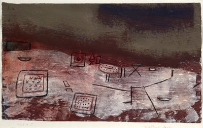 Moeblierte Arktis（北极家具）。1935 年（纸上钢笔画） 作者 保罗·克莱