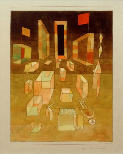 不在房间里 作者 Paul Klee