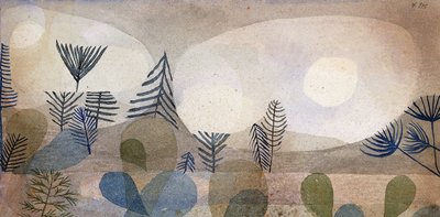 海洋景观； 海洋景观 作者 Paul Klee