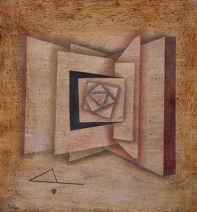 打开书本。 1930年 作者 保罗·克莱