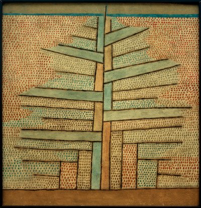 保罗·克莱（Paul Klee），松木绘画，1932年 作者 保罗·克莱