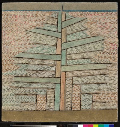 "松树"--保罗-克利（1879-1940 年）的绘画作品 作者 保罗·克莱