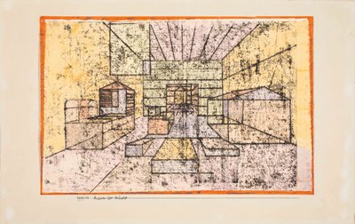 房屋房间房屋房间，1921年。 作者 保罗·克莱