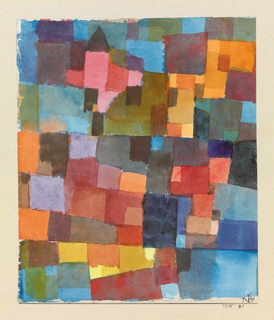 房间结构（冷-暖） 作者 Paul Klee