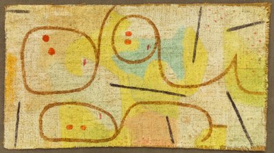 卧姿，约 1937 年（麻布油画） 作者 保罗·克莱