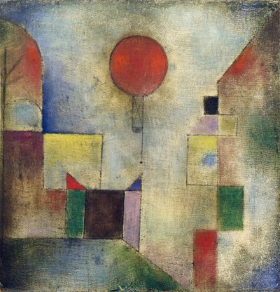 《红气球》，1922年。 作者 保罗·克莱