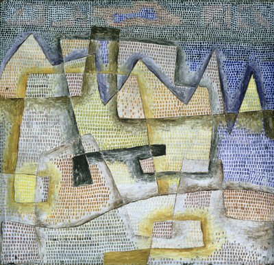 岩石海岸 作者 Paul Klee