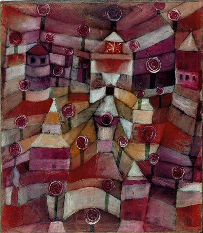 玫瑰花园 作者 Paul Klee