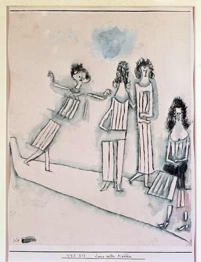 女孩们的场景（绘画，20 世纪） 作者 保罗·克莱
