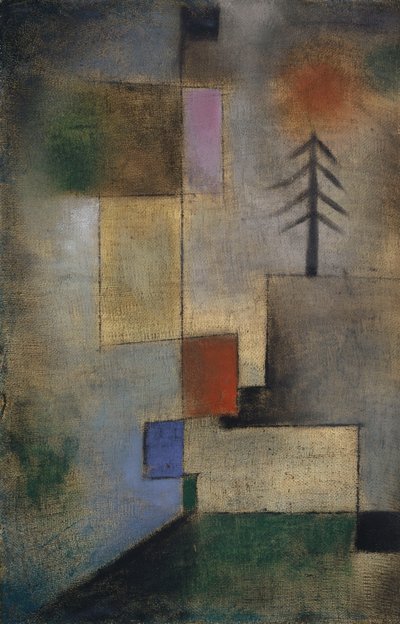枞树的小图片，1922年。 作者 保罗·克莱