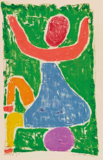 Spielendes Kind Child playing, 1938. 作者 保罗·克莱