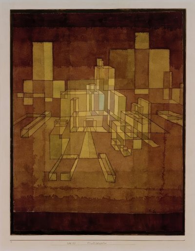Stadtperspective 作者 Paul Klee