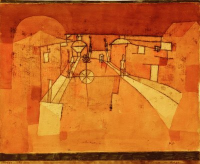 仓库中的路 作者 Paul Klee