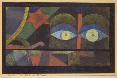阿里曼凝视，1920年。 作者 保罗·克莱