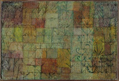 菜园，1925年。 作者 保罗·克莱