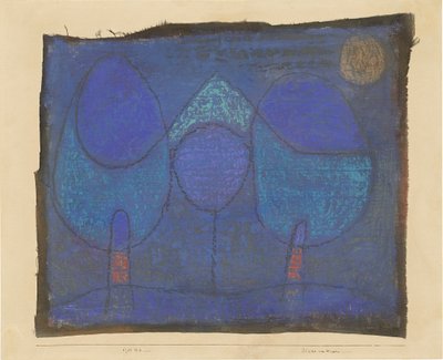 水边的树，1933年。 作者 保罗·克莱