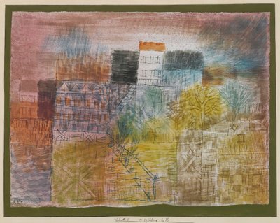 早春在H.的Vorfrühling，1925年。 作者 保罗·克莱
