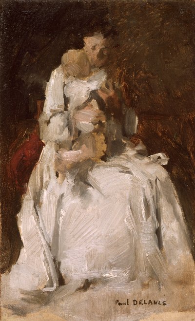 母亲和孩子》，1880-1900年 作者 保罗·路易斯·德兰斯