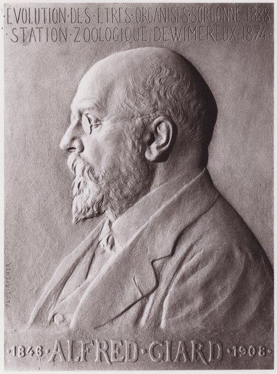 Alfred Giard (1846-1908), zoologist, portrait (litho) 作者 保罗·玛丽·路易斯·皮埃尔·里希