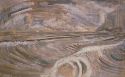 Dymchurch，c.1921（布面油画） 作者 保罗·纳什