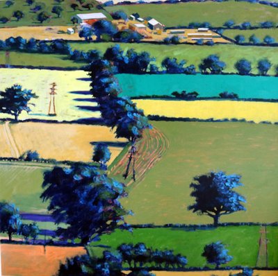Towards Upton (acrylic on board) 作者 保罗·鲍伊斯