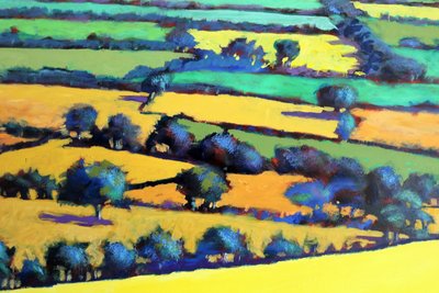 Whiteleaved oak close up 4 (acrylic on board) 作者 保罗·鲍伊斯
