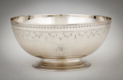 碗，约1800年 作者 保罗·里维尔