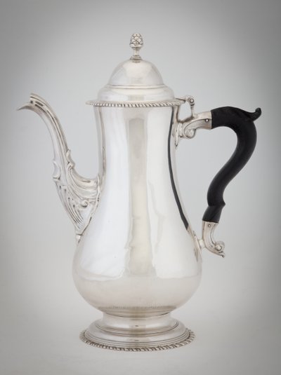 咖啡壶，1760-70 作者 保罗·里维尔