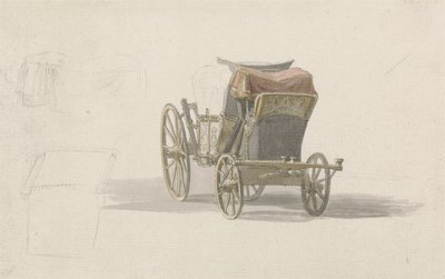 带皇家纹章的教练，约1764年（铅笔和w - c在纸上） 作者 保罗·桑德比