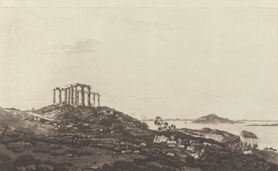 黎凡特景观：苏尼努姆山上的寺庙遗址俯瞰岛屿 作者 保罗·桑德比