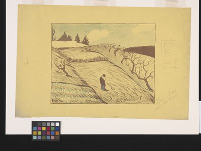 La Fin Du Jour（一天的终结）（彩色石版画） 作者 保罗·塞鲁西耶