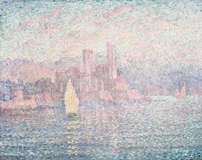 昂蒂布，1903年早晨 作者 Paul Signac