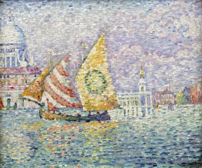 威尼斯Bragozzo，1905年 作者 Paul Signac