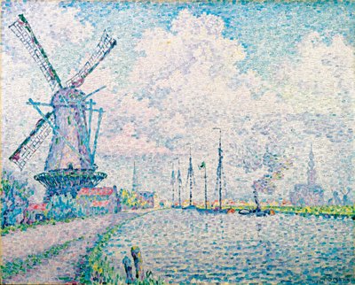 Canal in Overschie par Signac, Paul (1863-1935) 作者 保罗·西尼亚克
