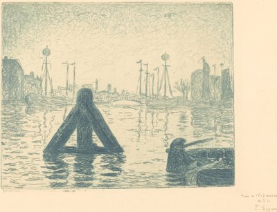 荷兰的港口-法拉盛（La balise - En Holland, Flessingue）。 作者 保罗·西尼亚克