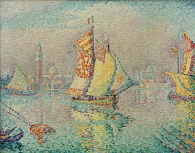 拉古纳，黄帆 作者 Paul Signac