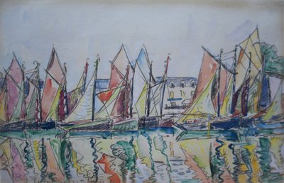 Le Pouliguen，1929年 作者 保罗·西尼亚克