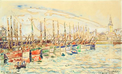 Les Sables d“ Olonne，1922年 作者 保罗·西尼亚克