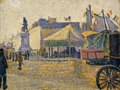 Place de Clichy，1887 作者 保罗·西尼亚克