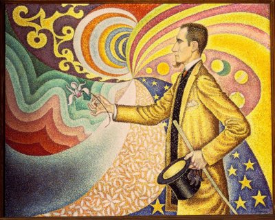 费利克斯·费尼翁的肖像 作者 Paul Signac