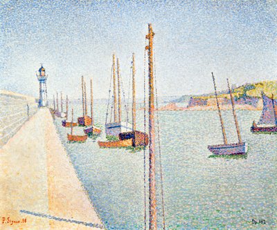 布里坦尼Portrieux，1888年 作者 保罗·西尼亚克