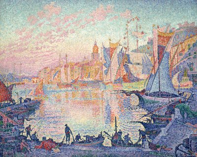 "圣特罗佩" 保罗-西涅克（1863-1935）的画作 1901-1902 日本东京国立西洋美术馆 作者 保罗·西尼亚克