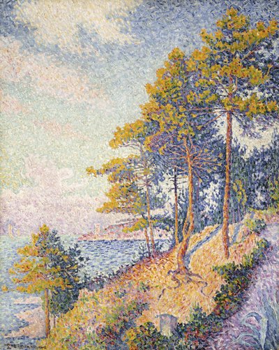 圣特罗佩，沿海小路，1902年 作者 保罗·西尼亚克