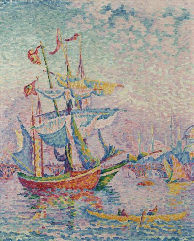 金角。桥，1907年 作者 Paul Signac