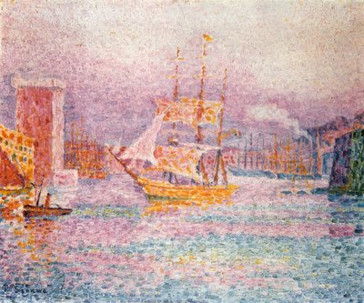 1907年，马赛港 作者 Paul Signac