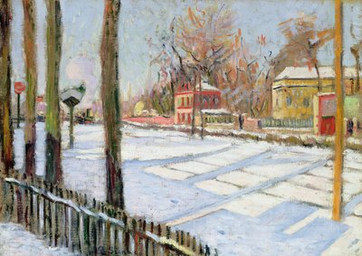 雪，伍德，1886年 作者 保罗·西尼亚克