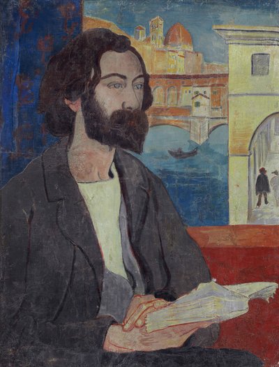 埃米尔·伯纳德（Emile Bernard）在佛罗伦萨的肖像，1893年 作者 保罗·塞鲁西耶