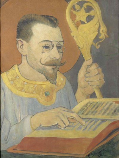 保罗·兰森（Paul Ranson）身着纳比服装的肖像，1890年。 作者 保罗·塞鲁西耶