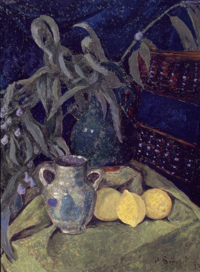 绿色交响曲-十九世纪-油橄榄-扁豆-81 X 60 CM 作者 保罗·塞鲁西耶